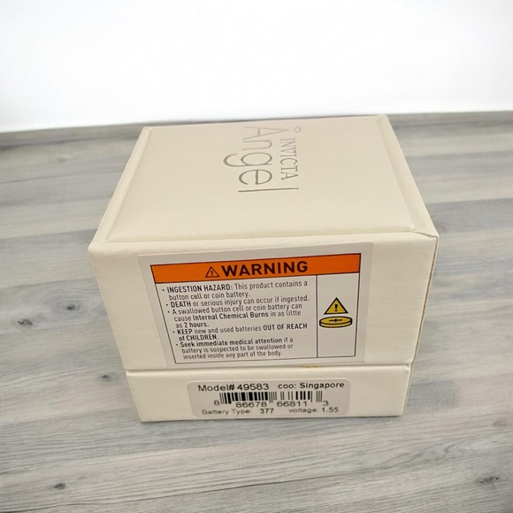 Invicta Mini Angel Women’s Ring Watch 49583 – Gold Tone Green Dial New in Box - Picture 4 of 11